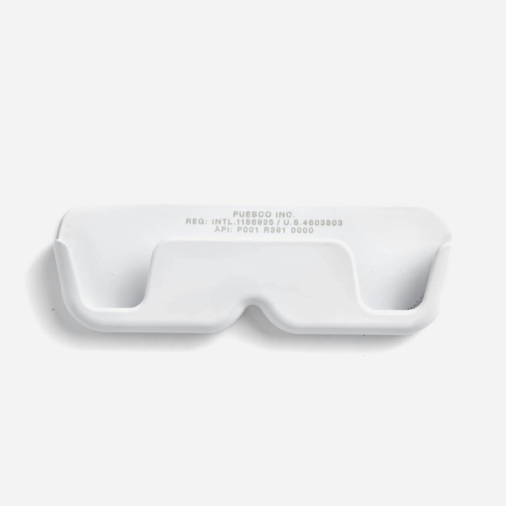Puebco Aluminium Die Casting Glasses Holder in White