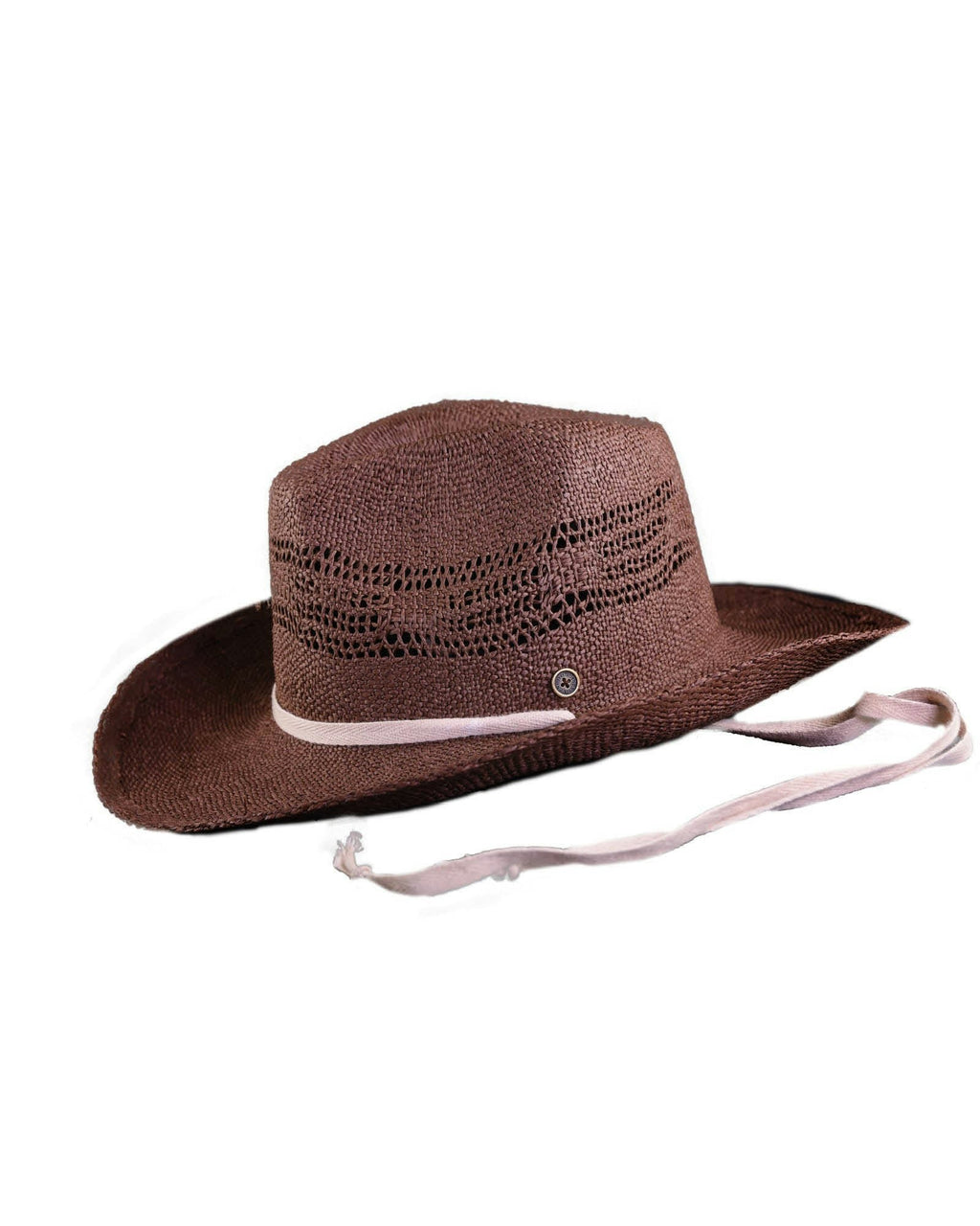 The Lover Straw Hat – Chocolate | Wide Brim Summer Hat