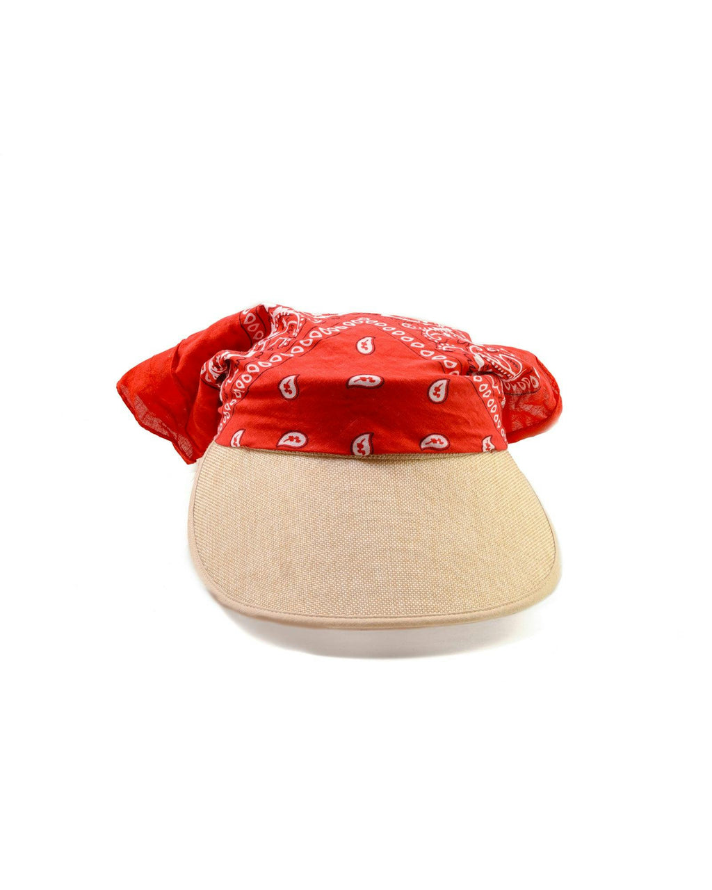 The Bandit Visor – Red Bandana