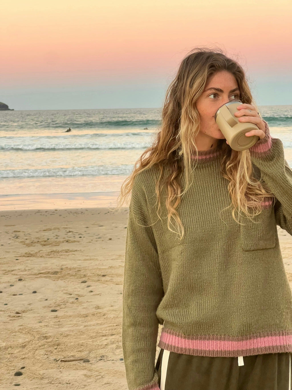 Khaki Knit Jumper