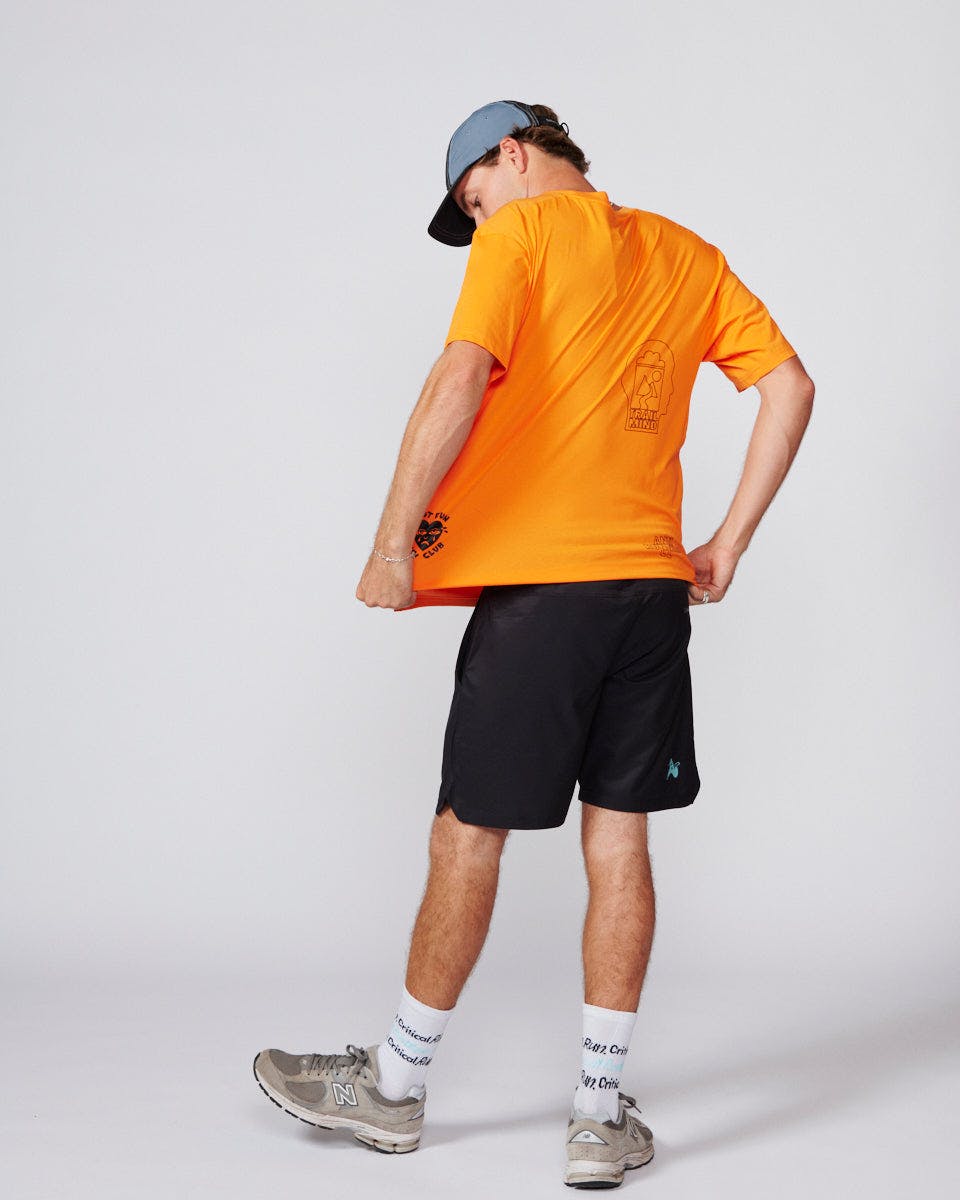 The Stacked Run Tee - Vintage White