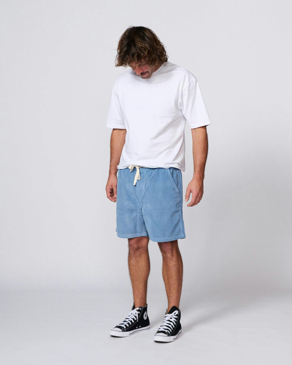 Eight Fold Cord Walkshort - Pale Blue