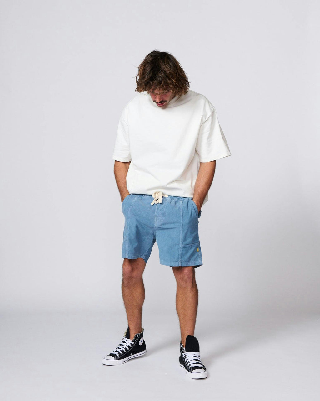 All Day Cord Walkshort - Powder Blue