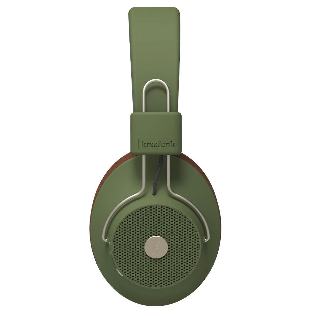 Kreafunk Abeat Qi Bluetooth Headphones W/ Anc - Urban Green
