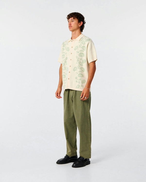 Peace Flower Knit Shirt - Ecru image 2