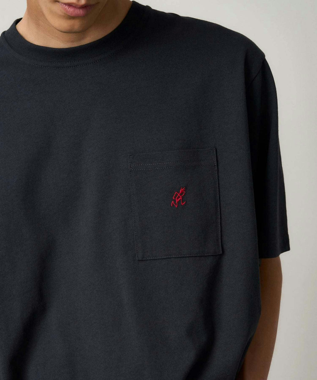 Gramicci One Point Pocket Tee in Vintage Black