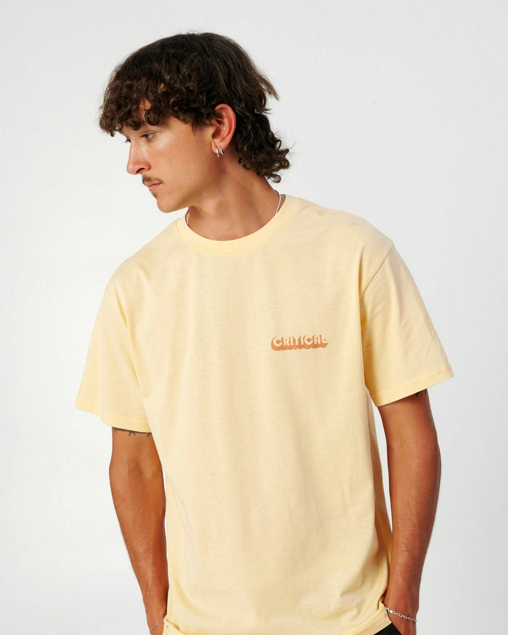 Jagger Tee - Sunset Orange