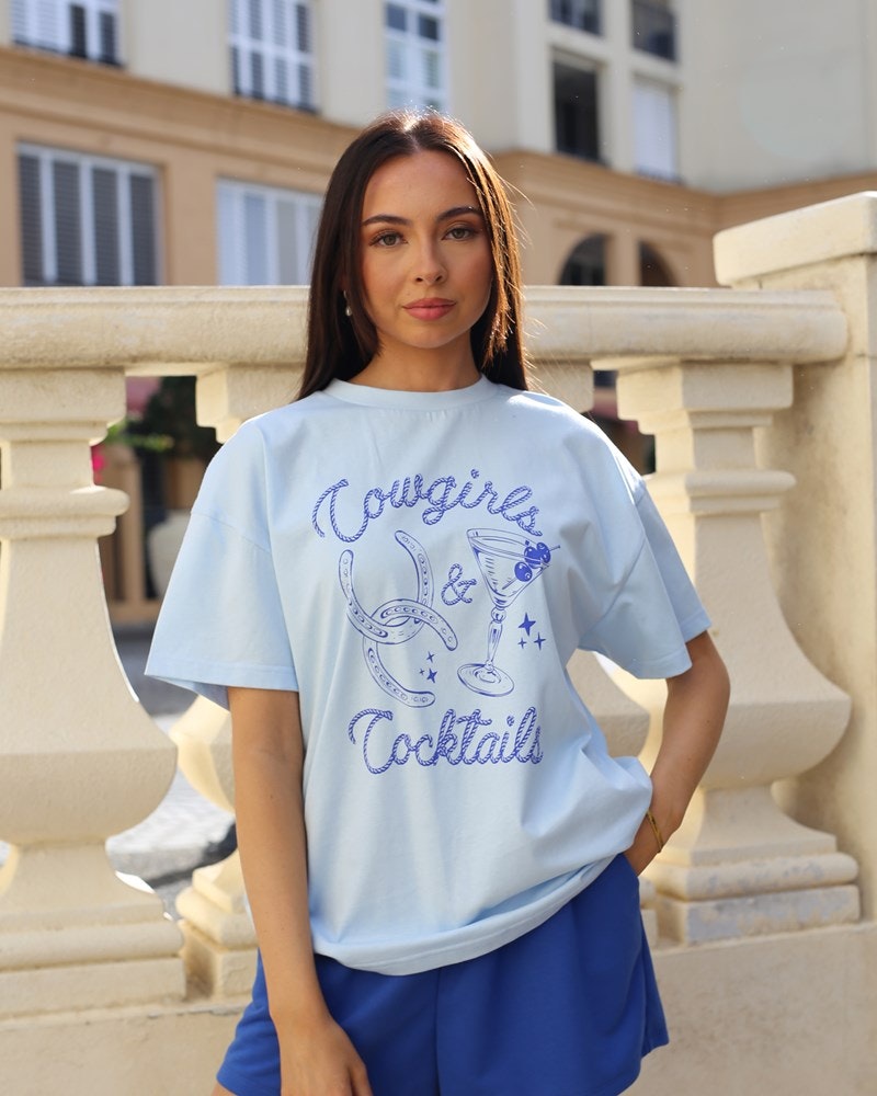 Cowgirls & Cocktails Tee