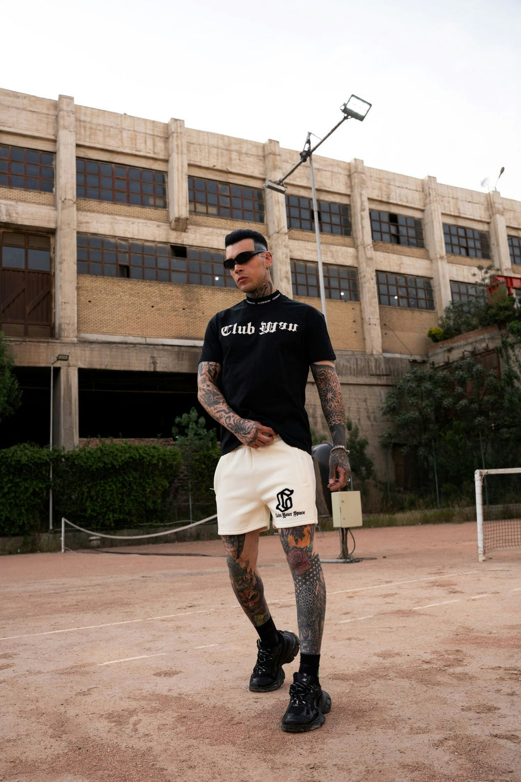 Clubman 'Creme Shadow' Shorts