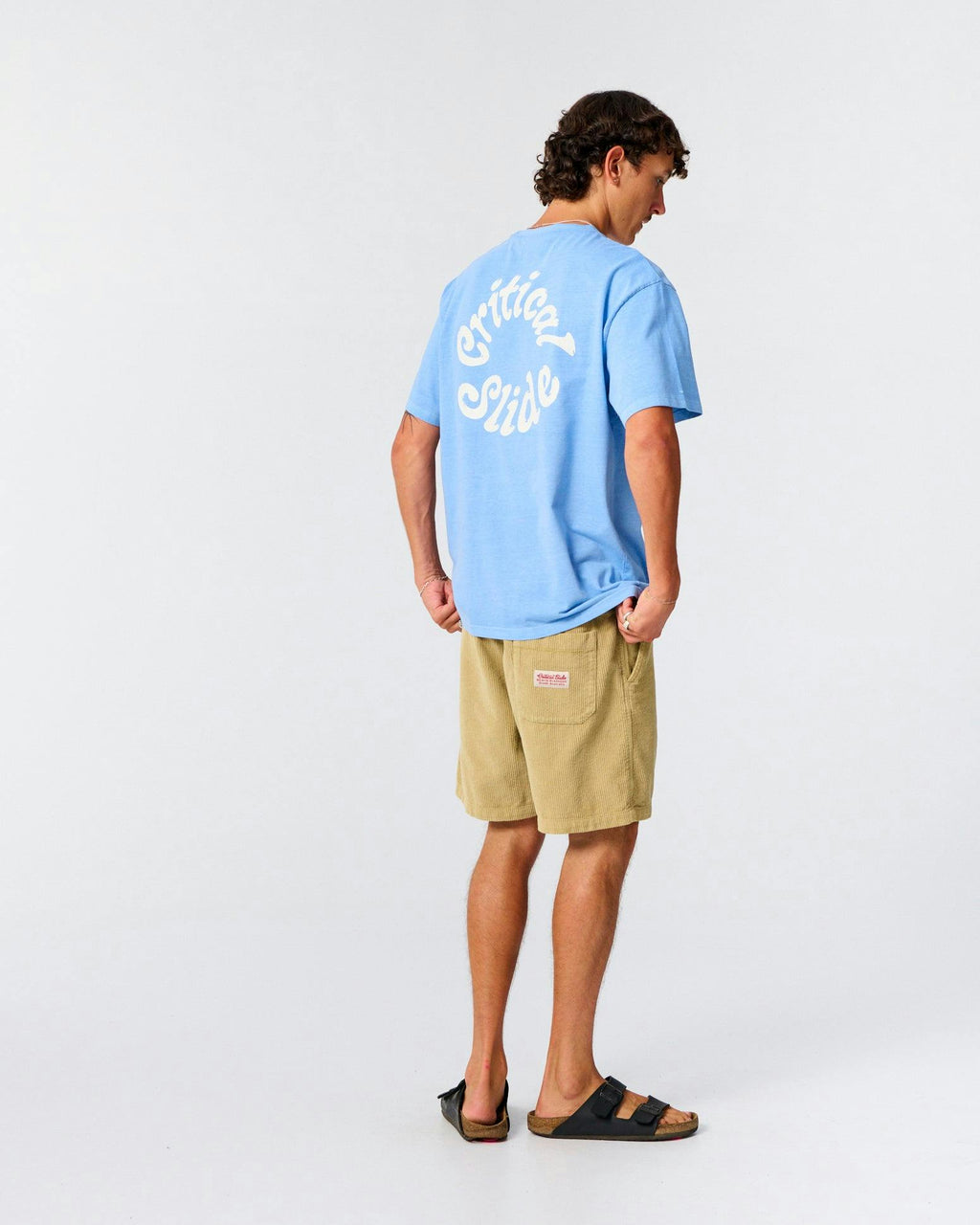 Spiral Tee - Powder Blue