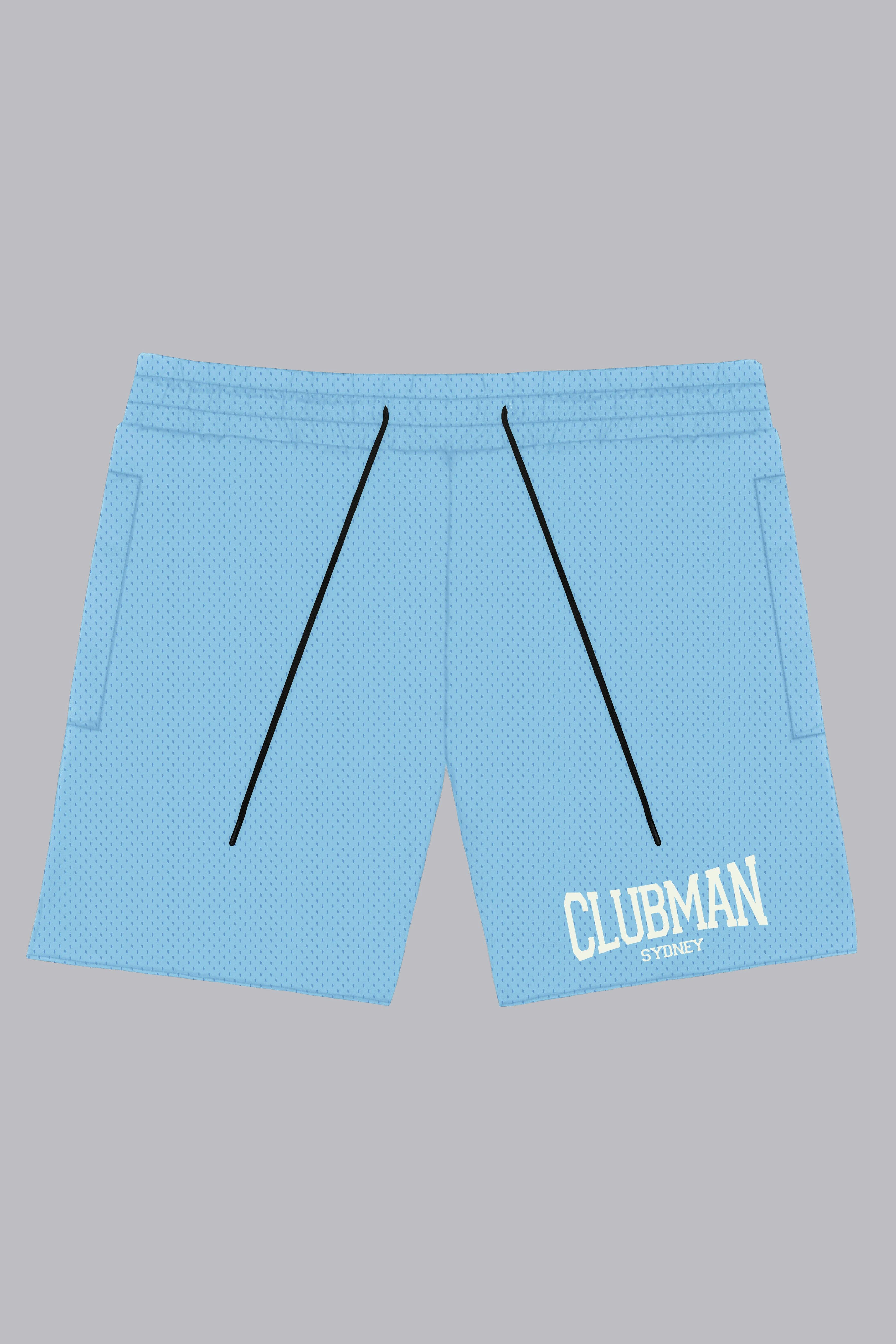 Clubman "STORM" Shorts – Black/Blue