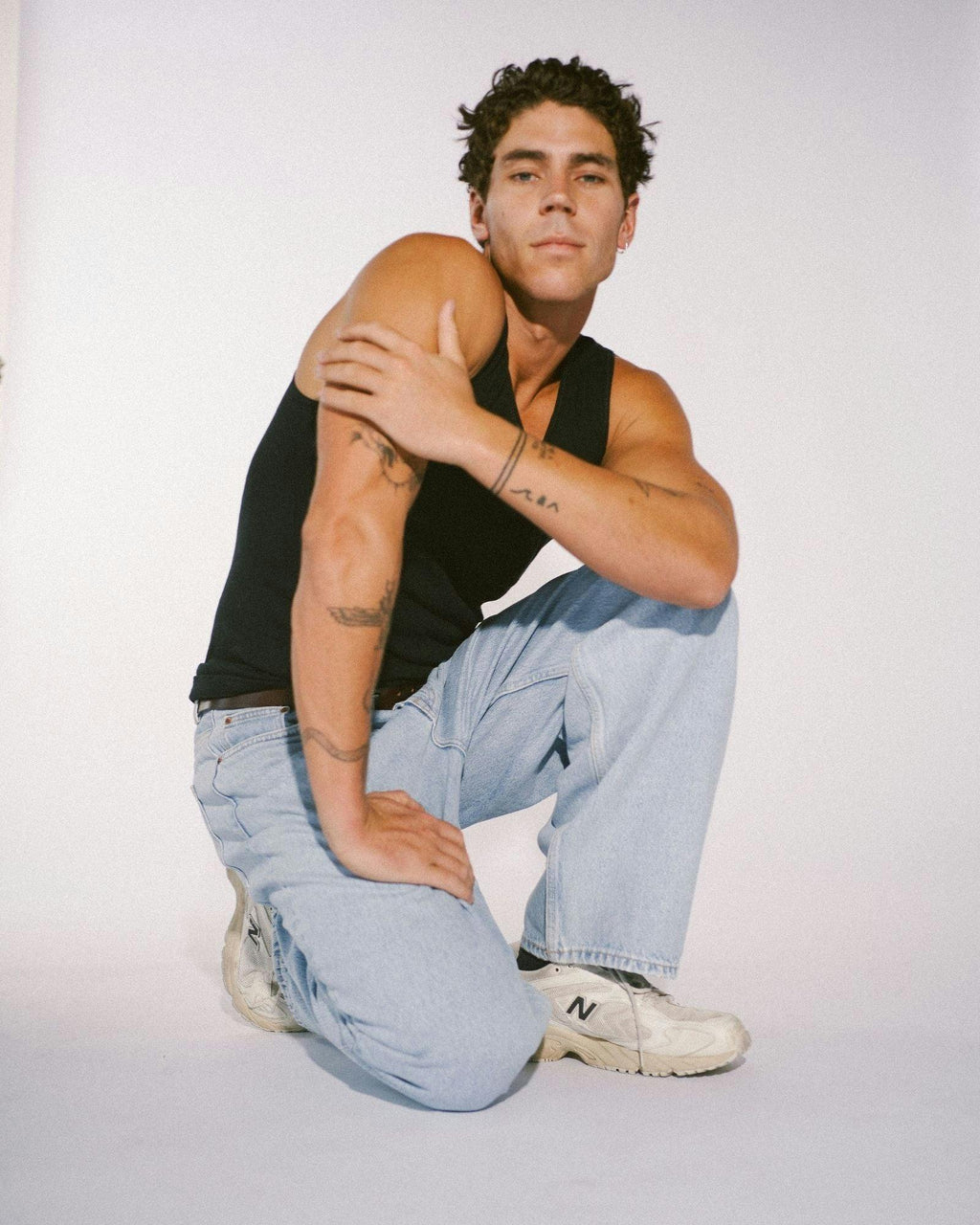 Kobe Baggy Jeans - Stream Light Retro