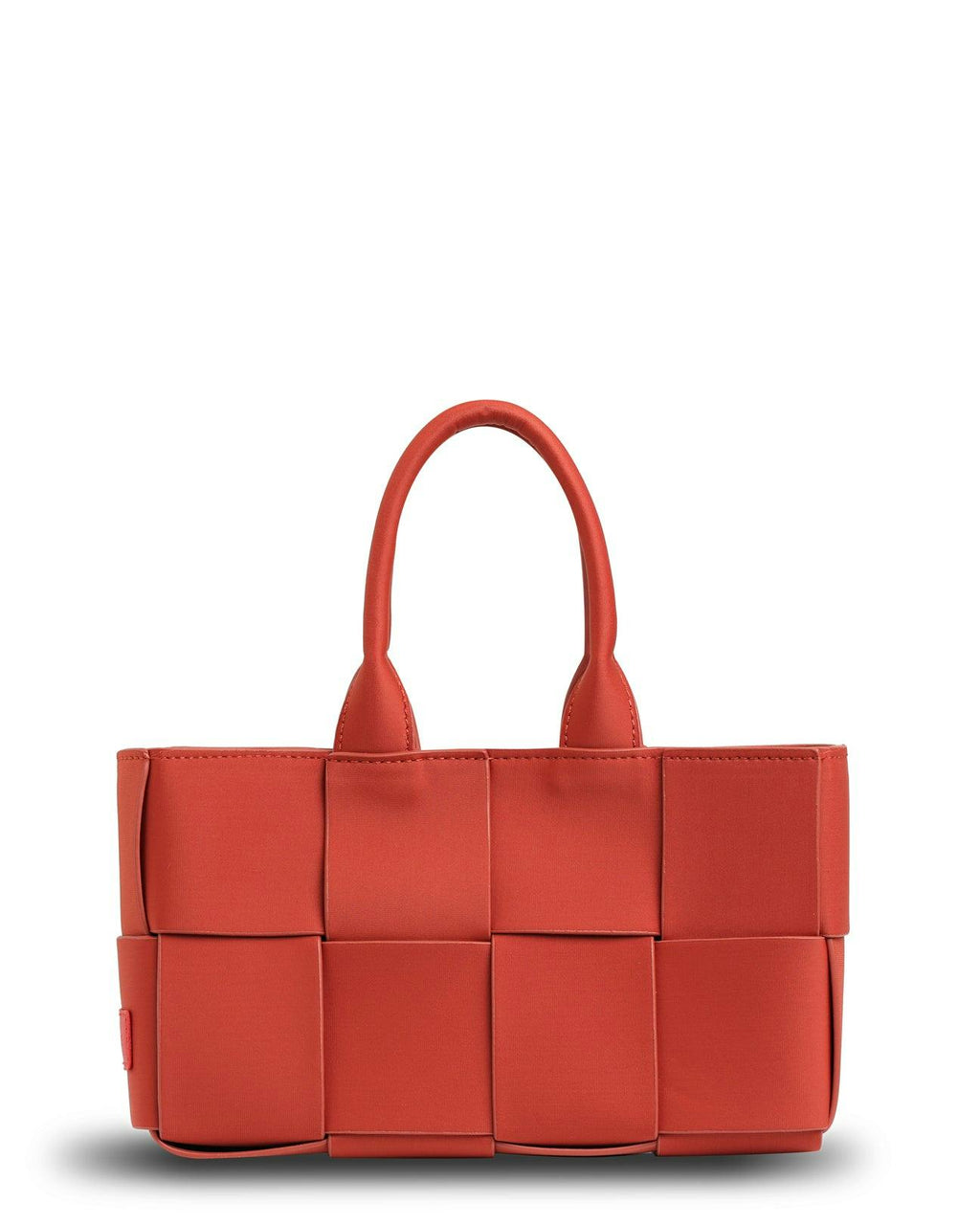 Prene | The Martini Bag (CHILLI RED) Woven Neoprene Mini Tote/Crossbody Bag
