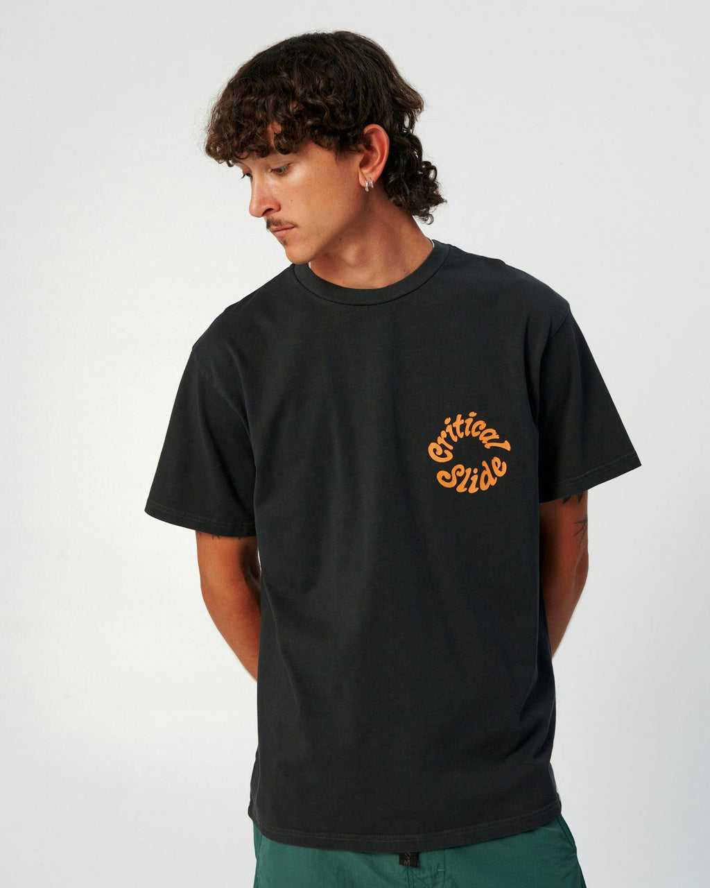 Critical Spiral Tee - Vintage Black