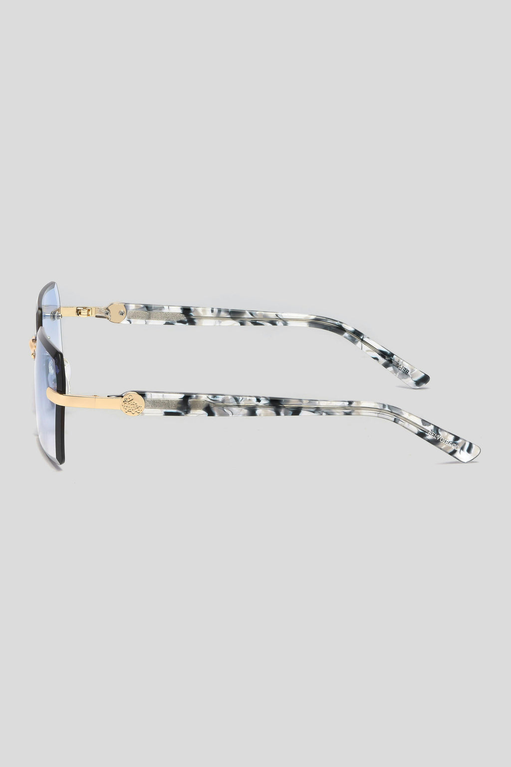 Kennedy White Marble Gold | Blue