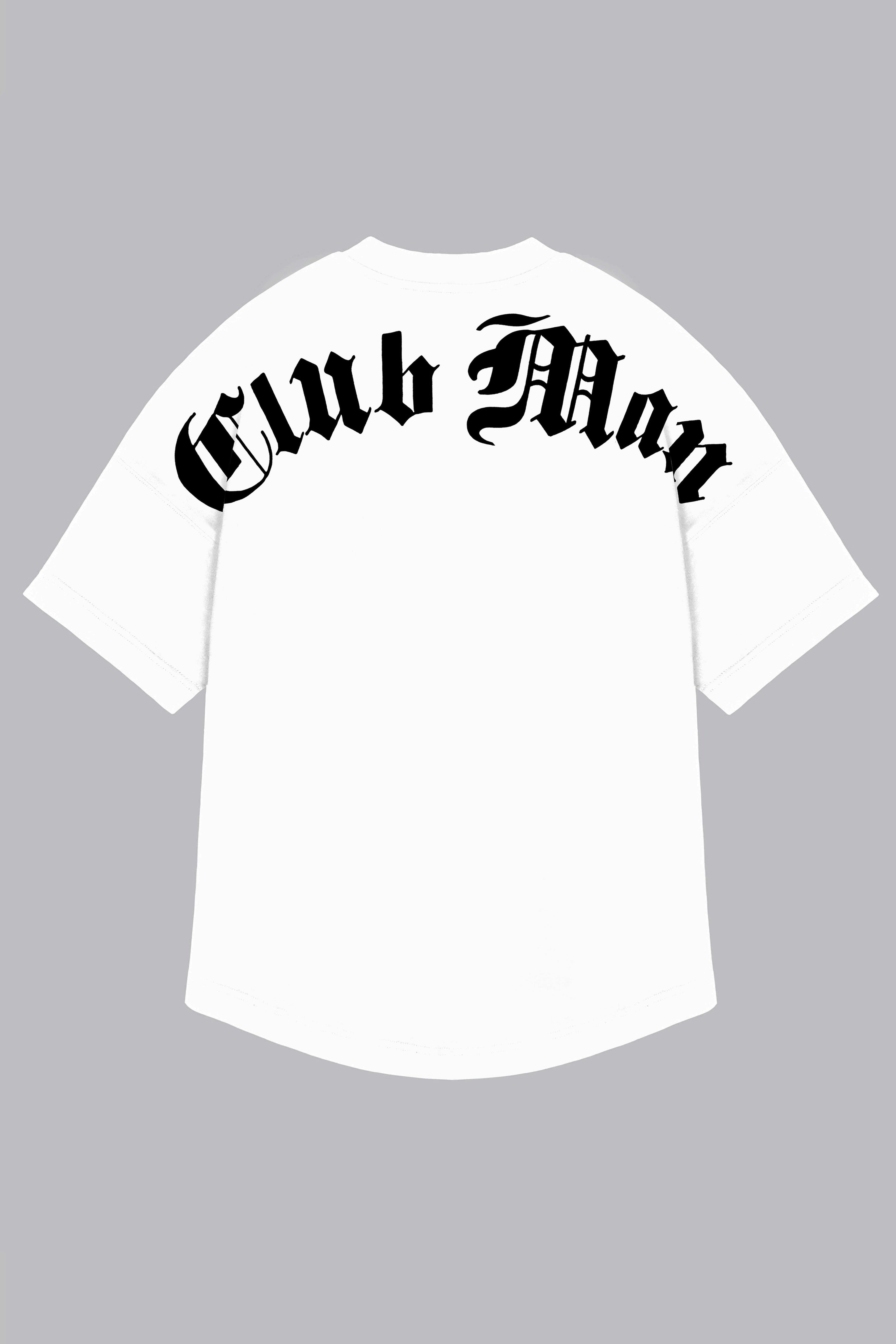 CLUBMAN Oversized 'Monochrome Signature' T-shirt