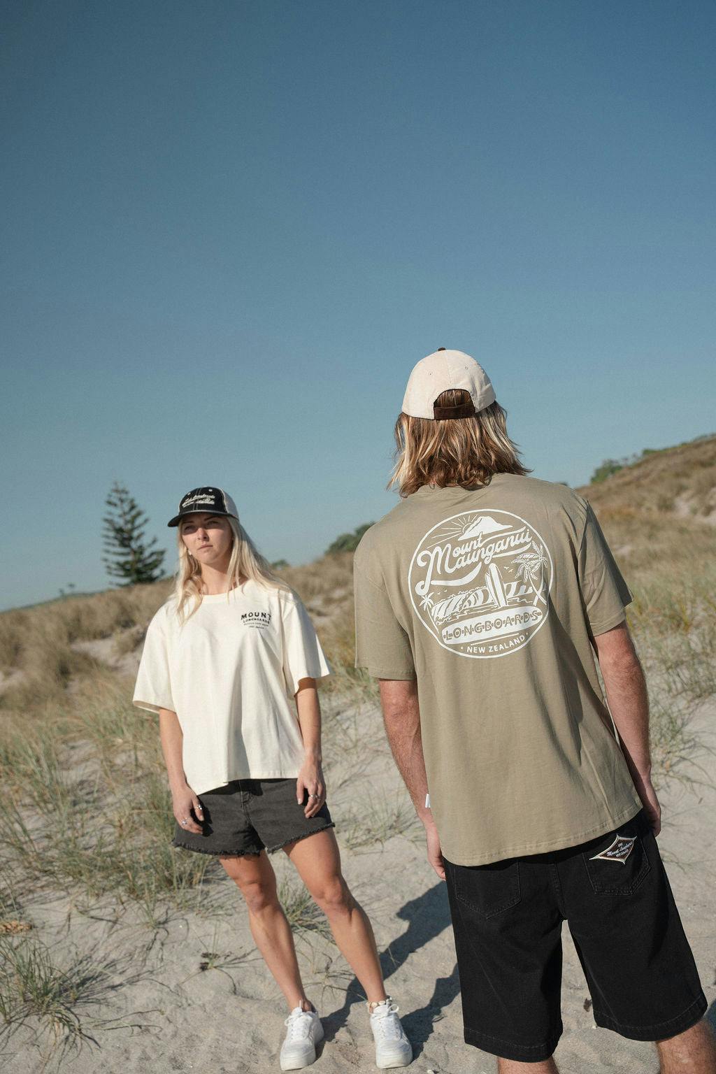 Mount Retro Tee - Khaki