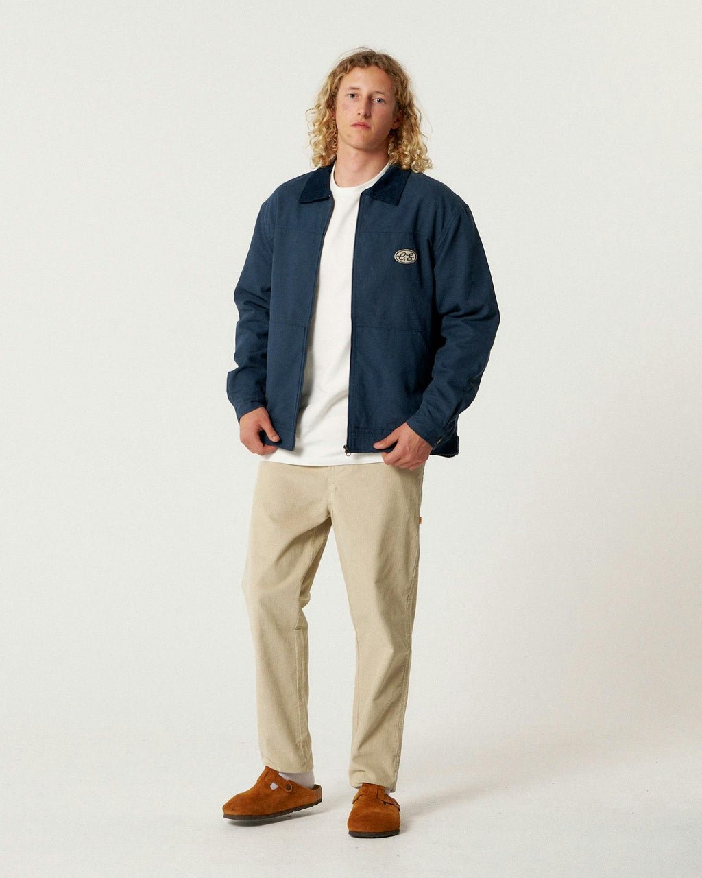 Resin Jacket - Worker Blue