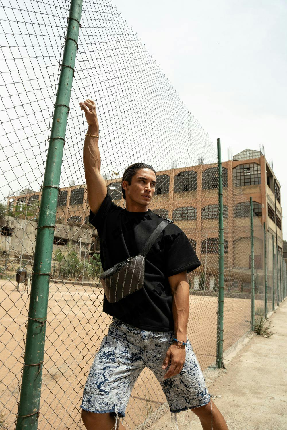 Clubman Monogram Travel Belt Bag - Black