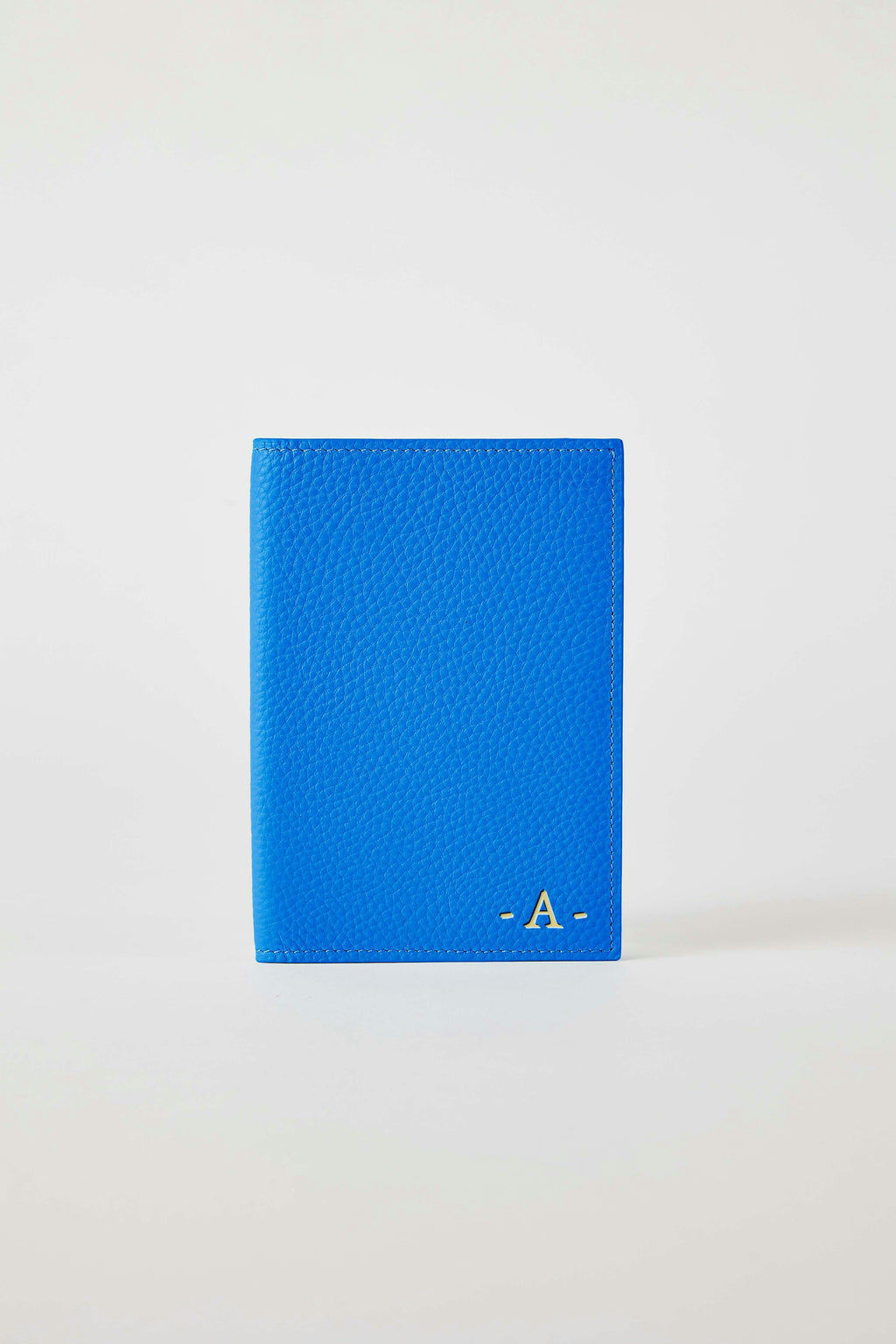 Leather Passport Holder | Cobalt