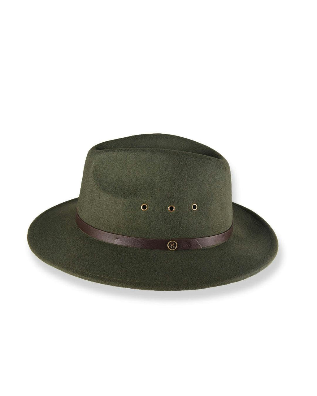 The RataTat Felt Hat - Forest Green