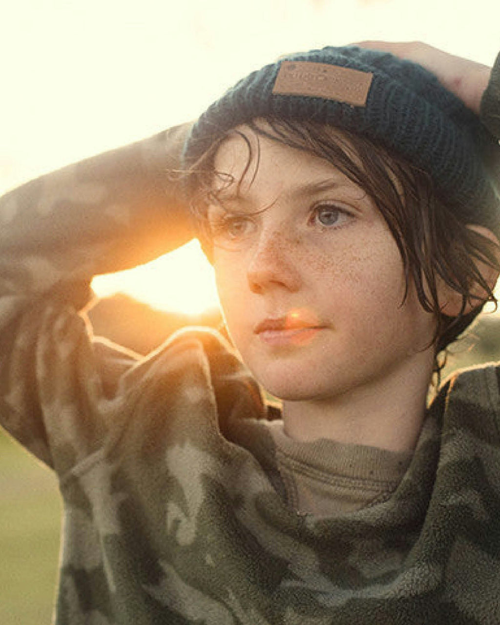 The Patch Adams Beanie - KIDS - grey multi