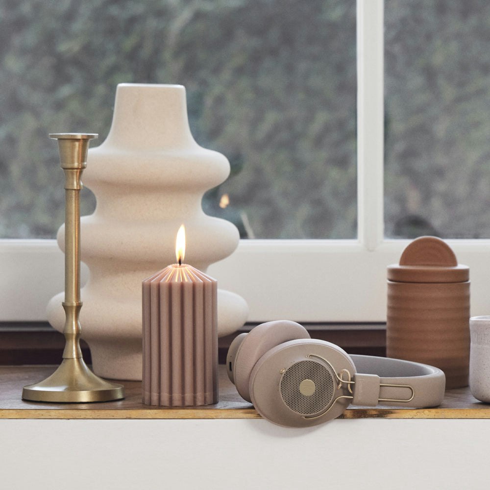 Kreafunk Abeat Qi Bluetooth Headphones W/ Anc - Ivory Sand