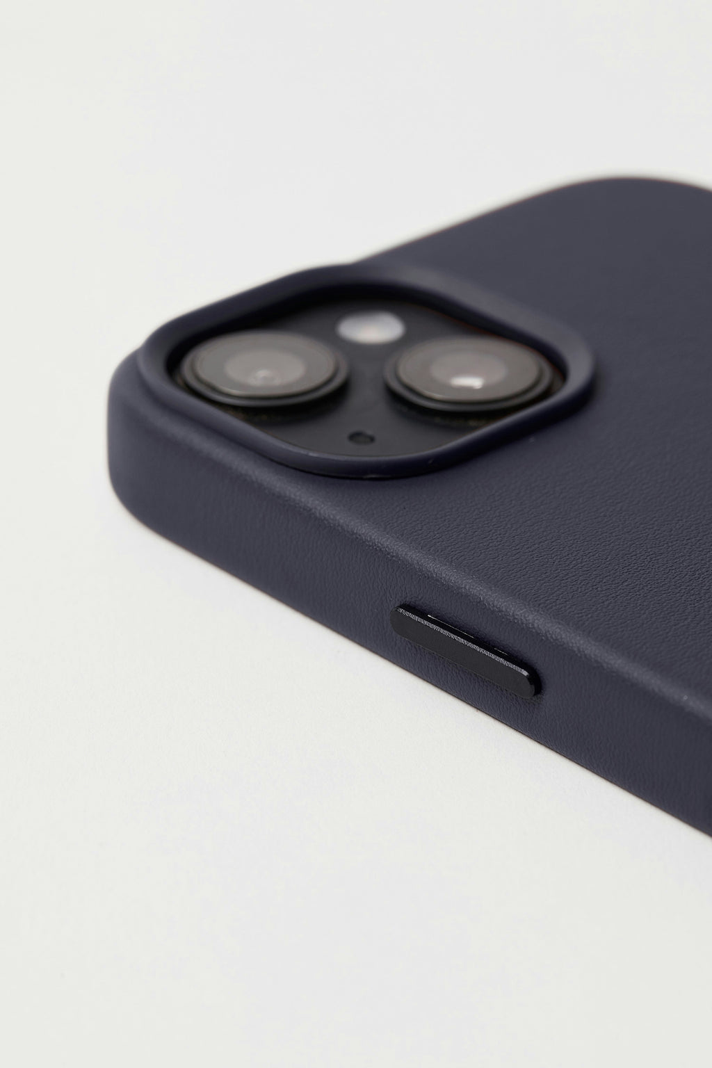Vegan Leather iPhone 14 Case | Midnight
