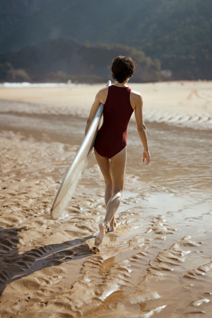 Yemaya One Piece Swimsuit Full Coverage ― Red