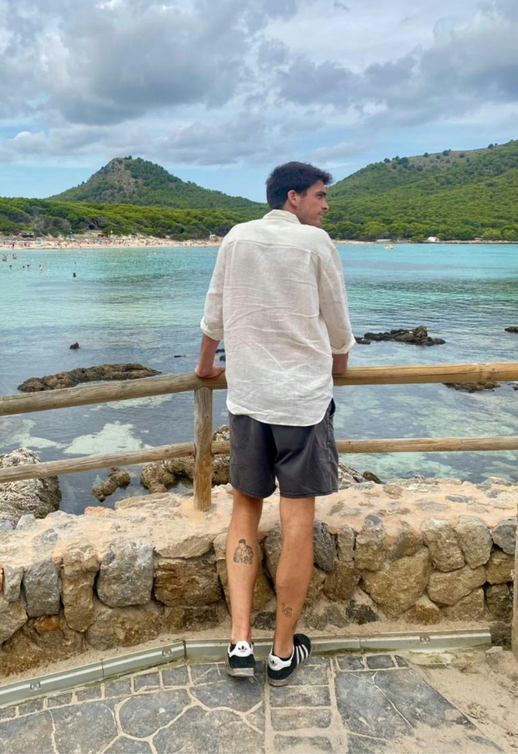 Linen Shirt Cannoli Cream