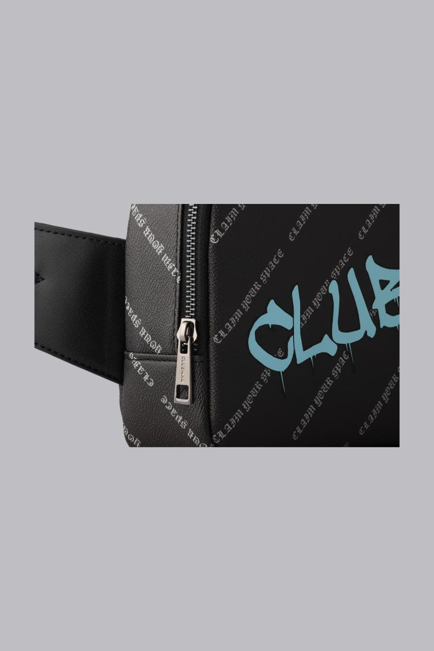 Clubman Handstyle Deluxe Belt Bag - Black