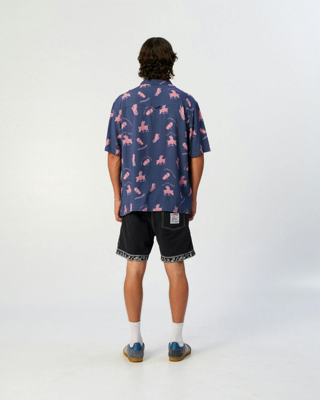 Flip Flop Shirt - Dusty Blue