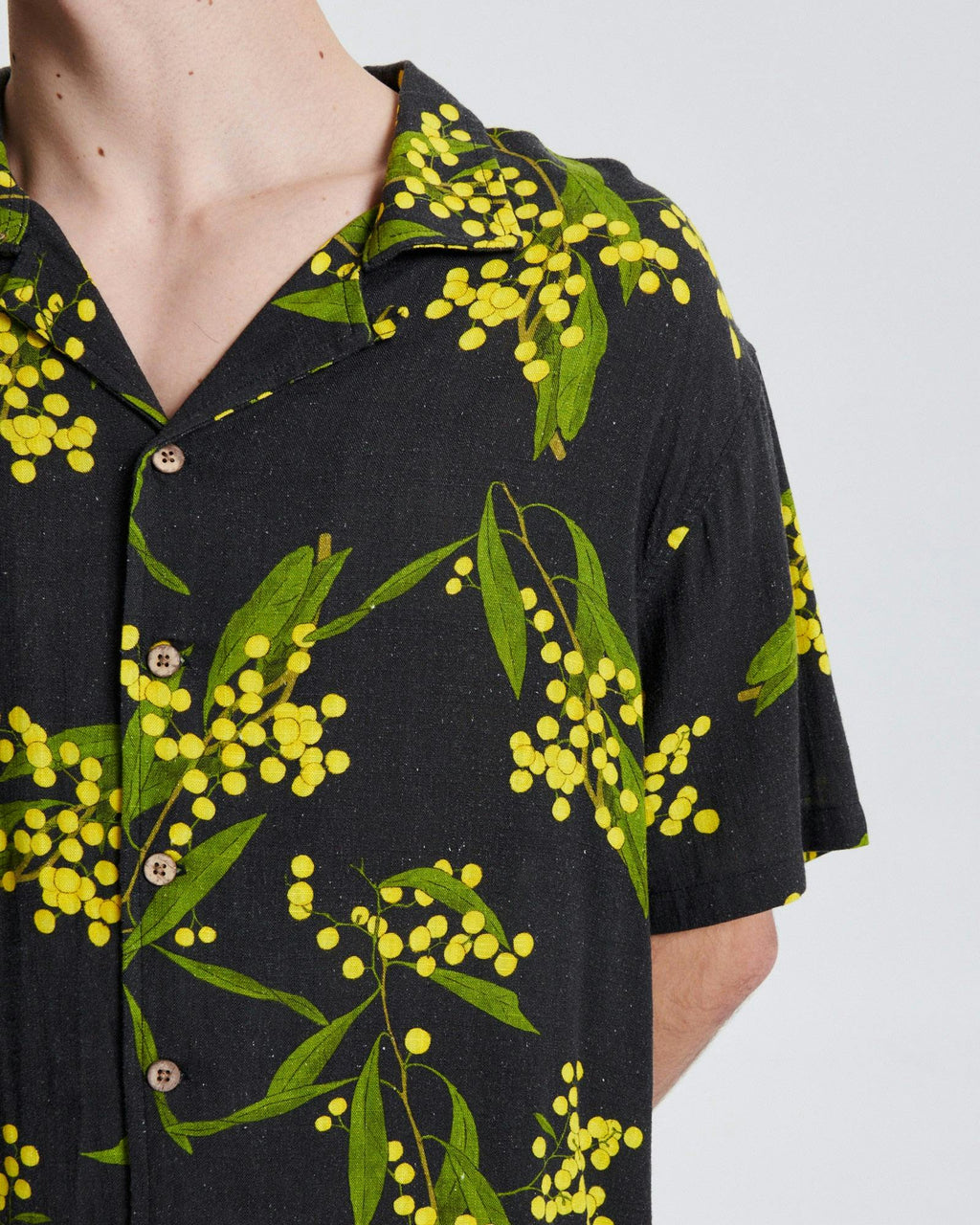 Acacia Linen Shirt - Black