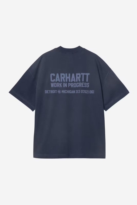 Carhartt WIP Short Sleeve Distance T-Shirt in Jupiter Stone Dyed