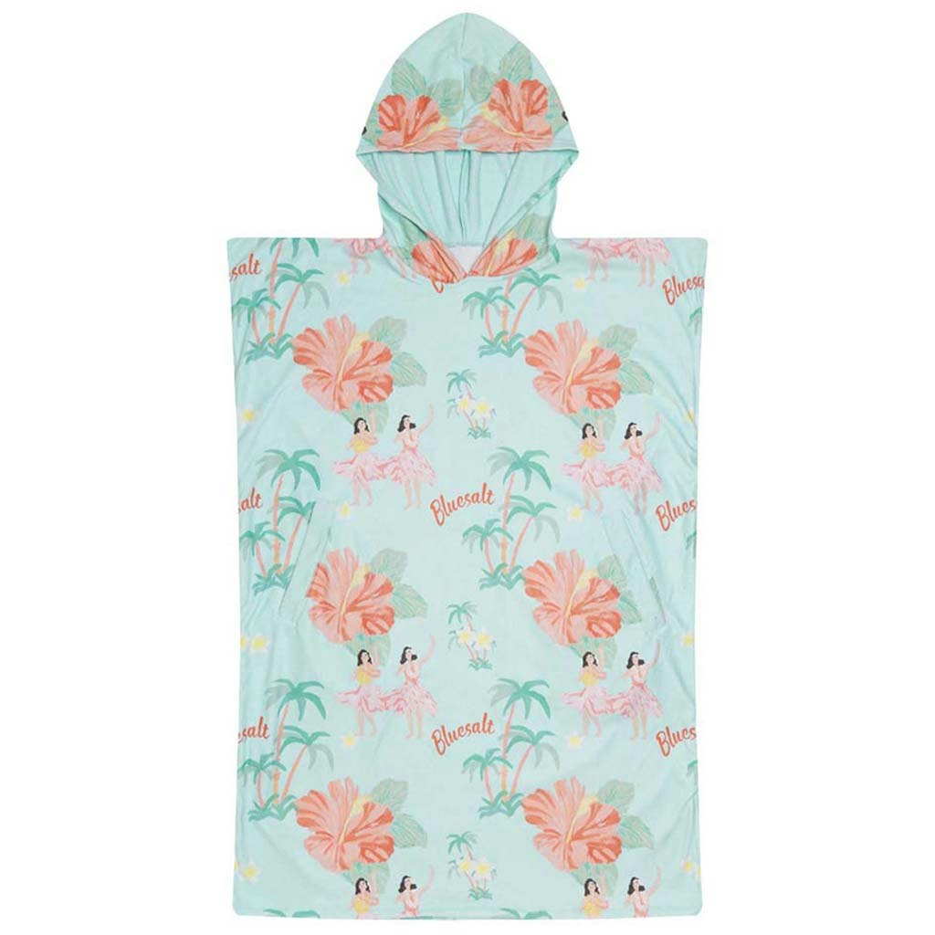 Hula Girl Poncho Cover Up