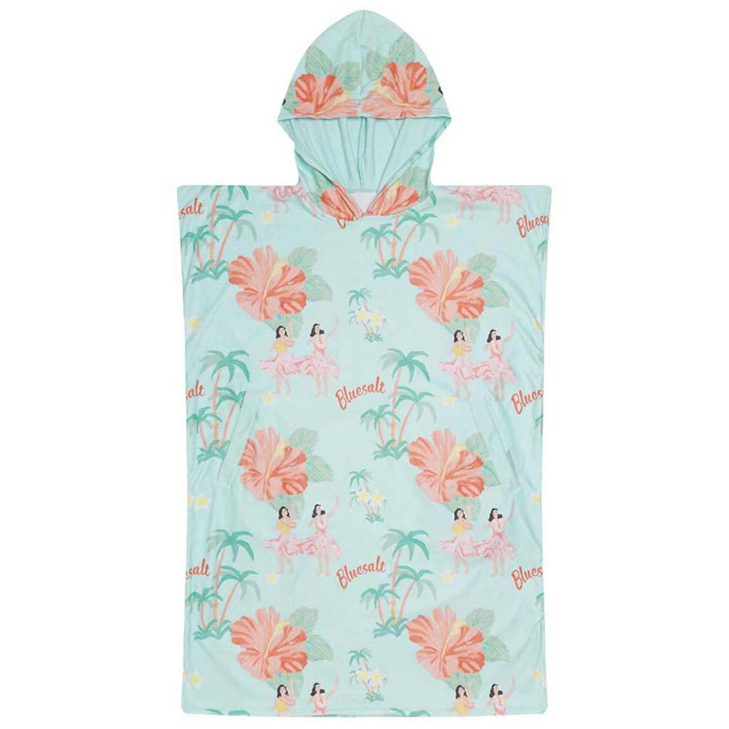 Hula Girl Poncho Cover Up