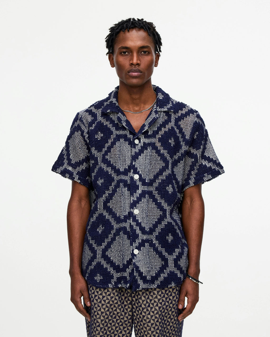 OAS Trastavere Cuba Crochet Shirt