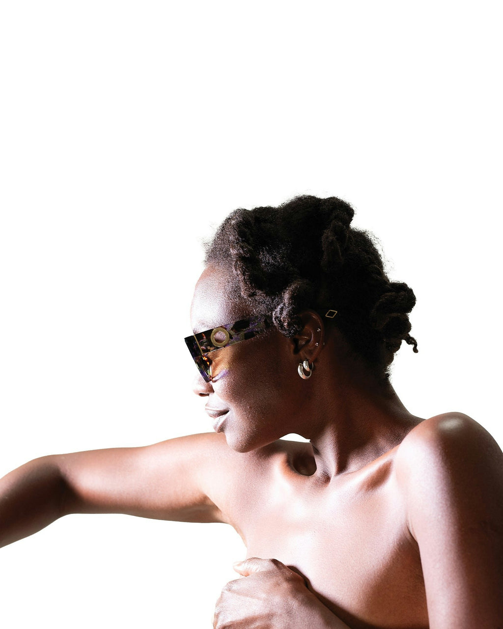 The Cosmos - Moon Dust Sunglasses | Amber Polarised Lenses