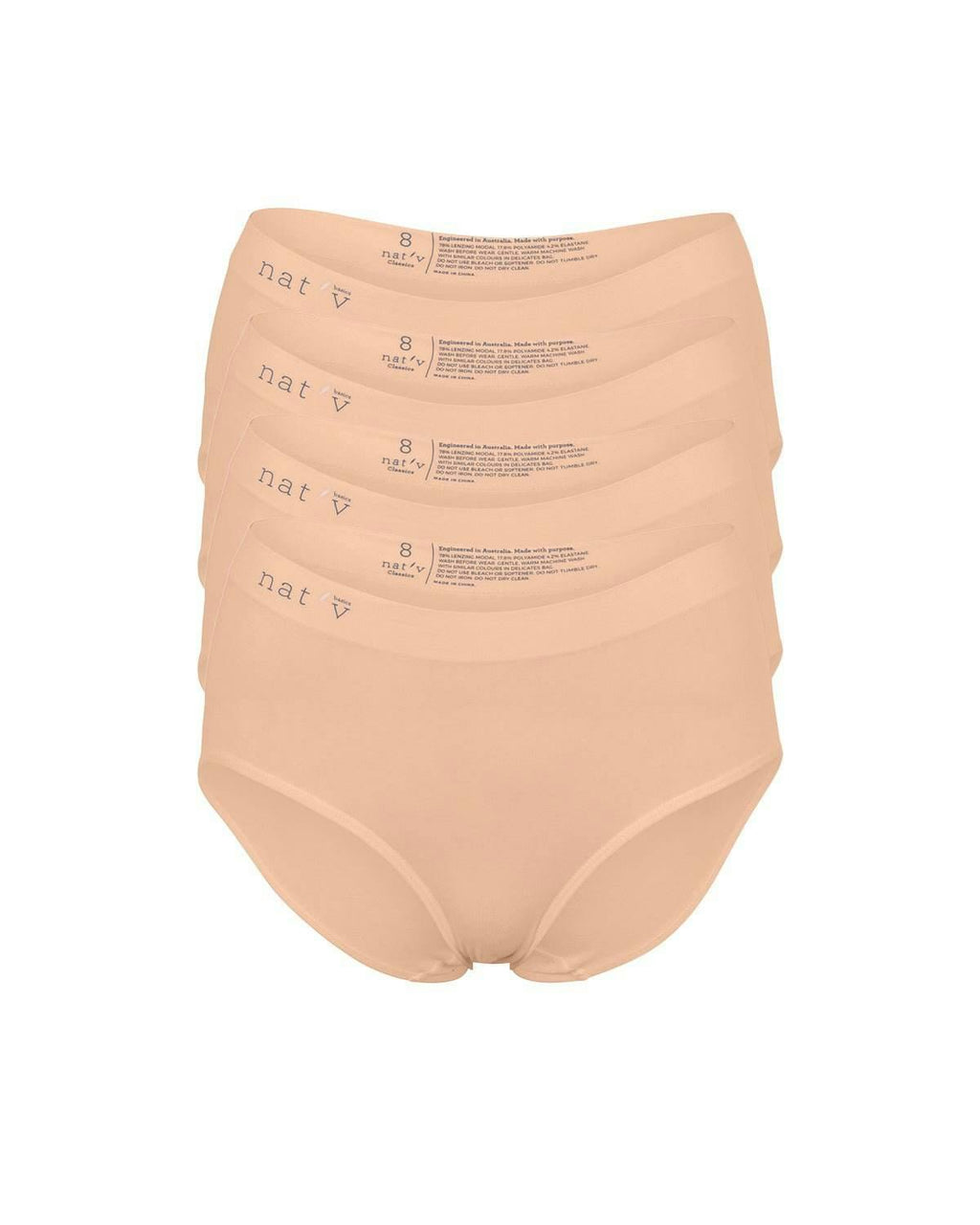 CLASSIC BRIEF 4 PACK - BONE