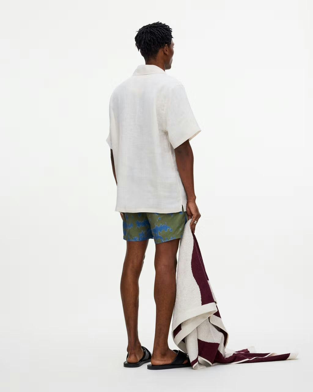 OAS Beige Girona Linen Shirt