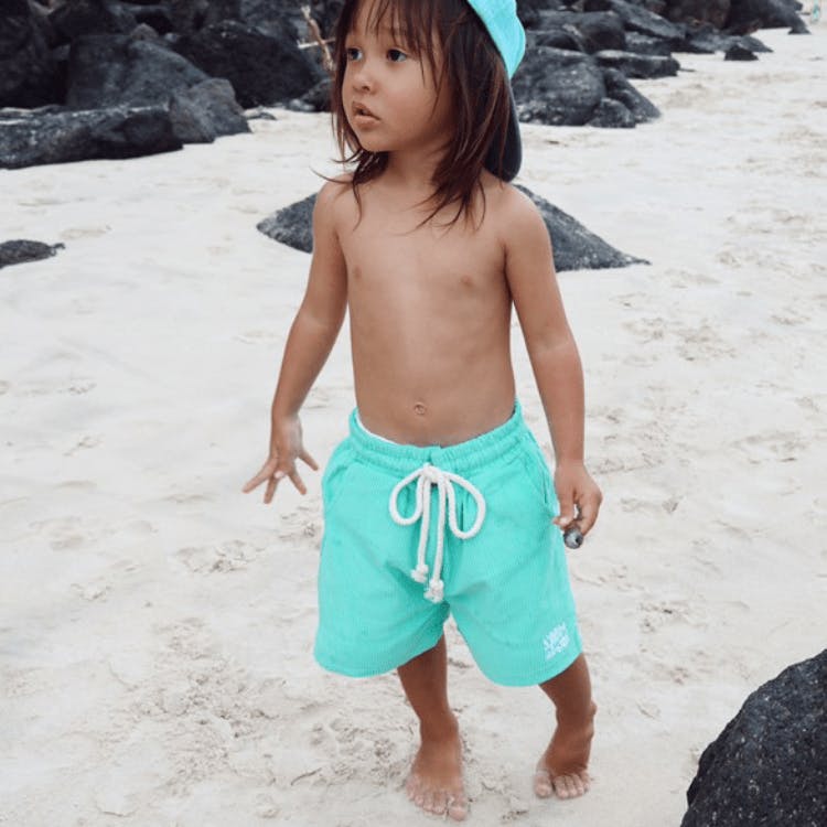 Aqua Cord Shorts - Kids