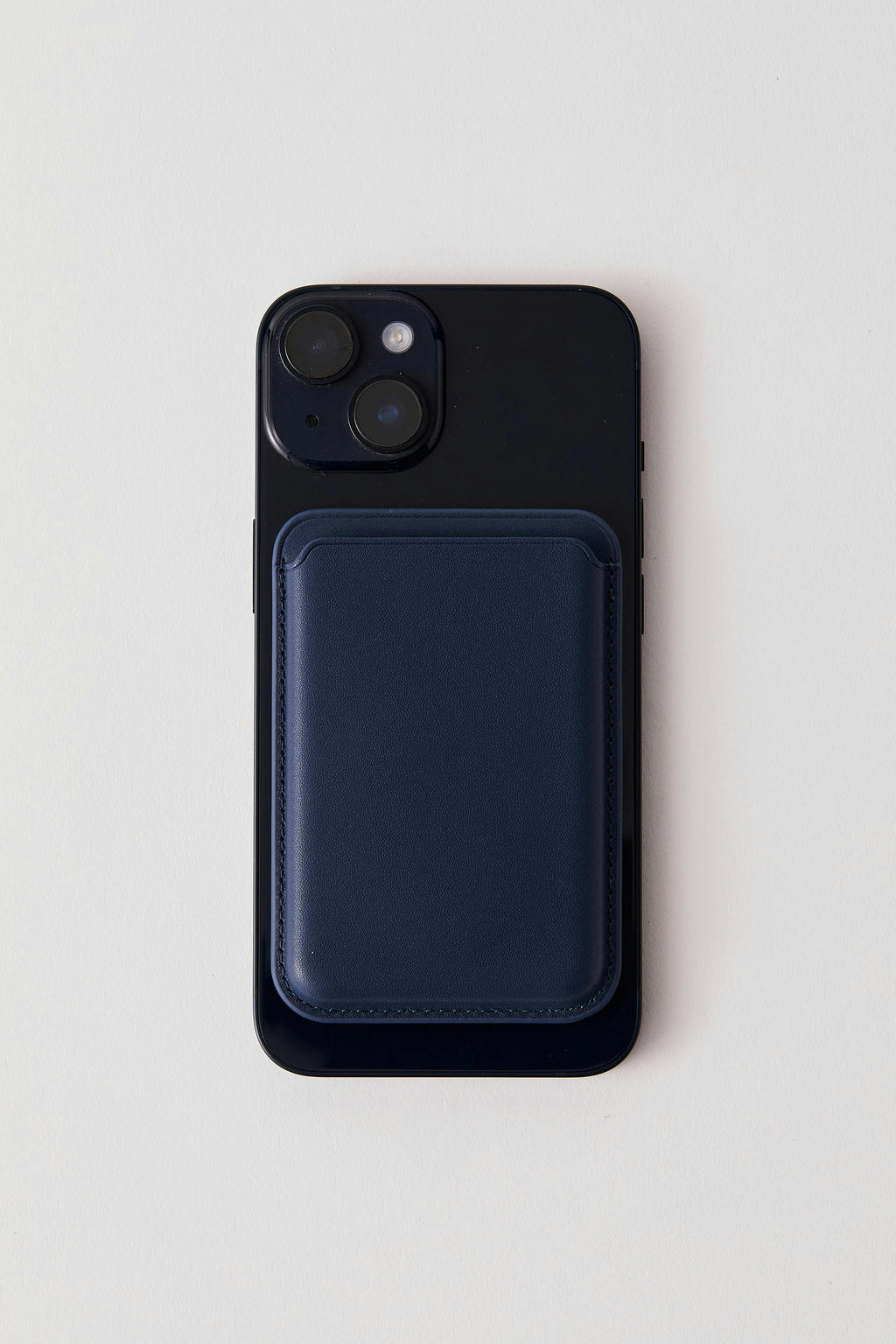 Vegan MagSafe Wallet| Navy