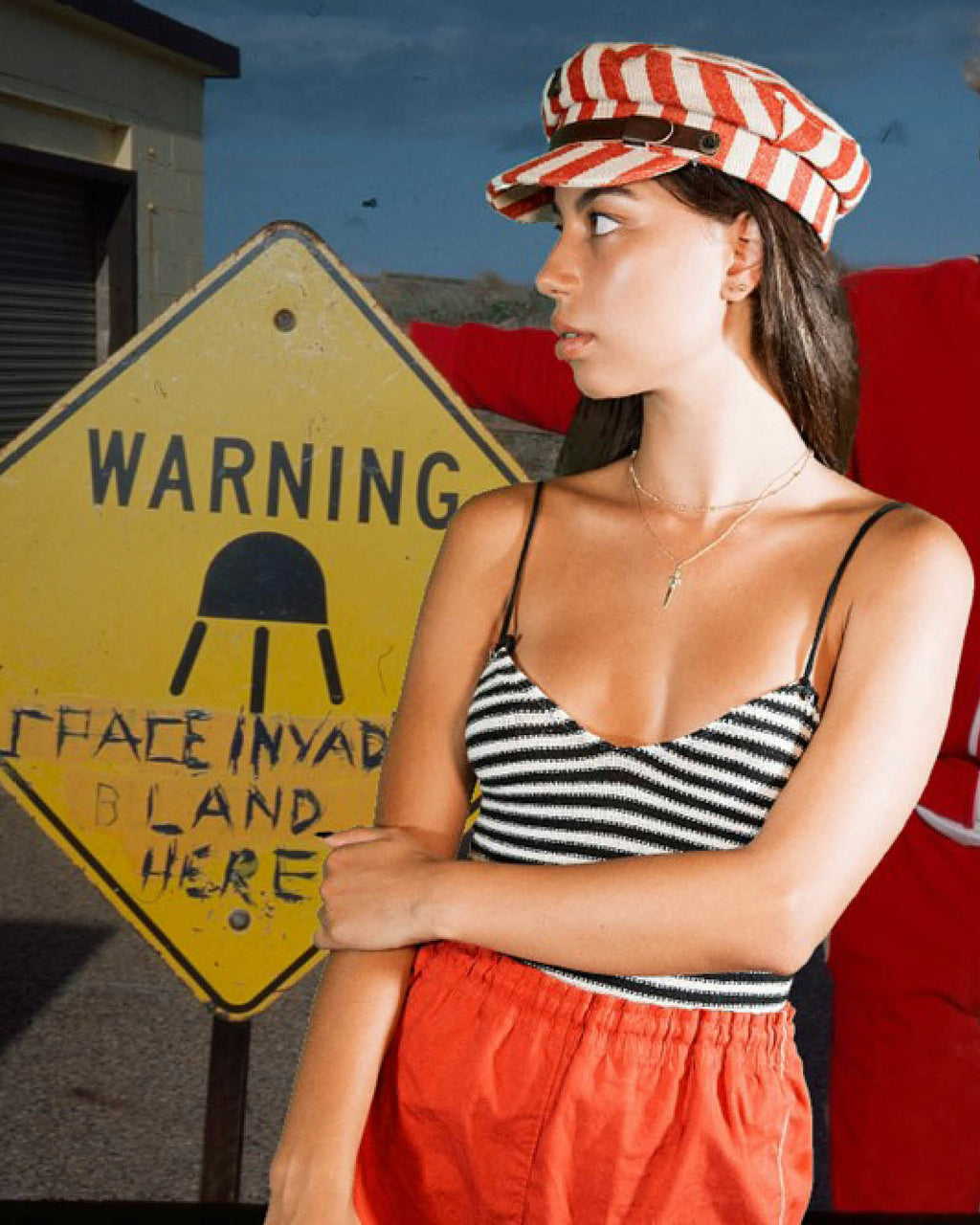 The Sea Cap - Red Stripe