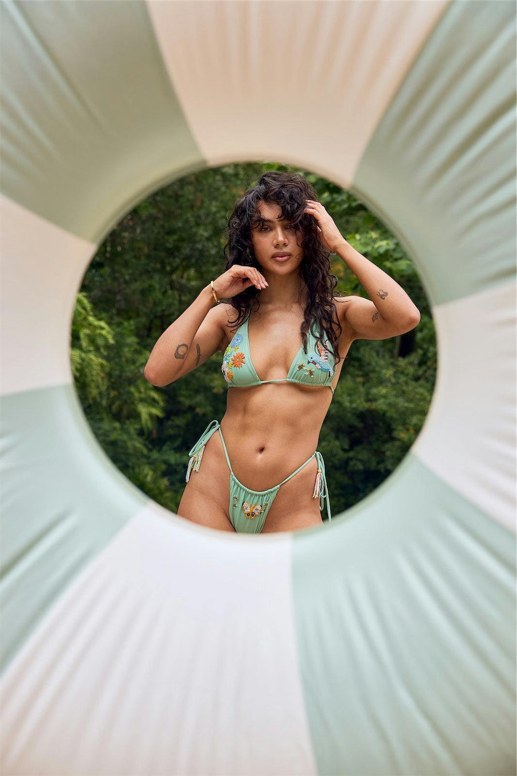 BEADED KINI BRIEF - MOCKINGBIRD