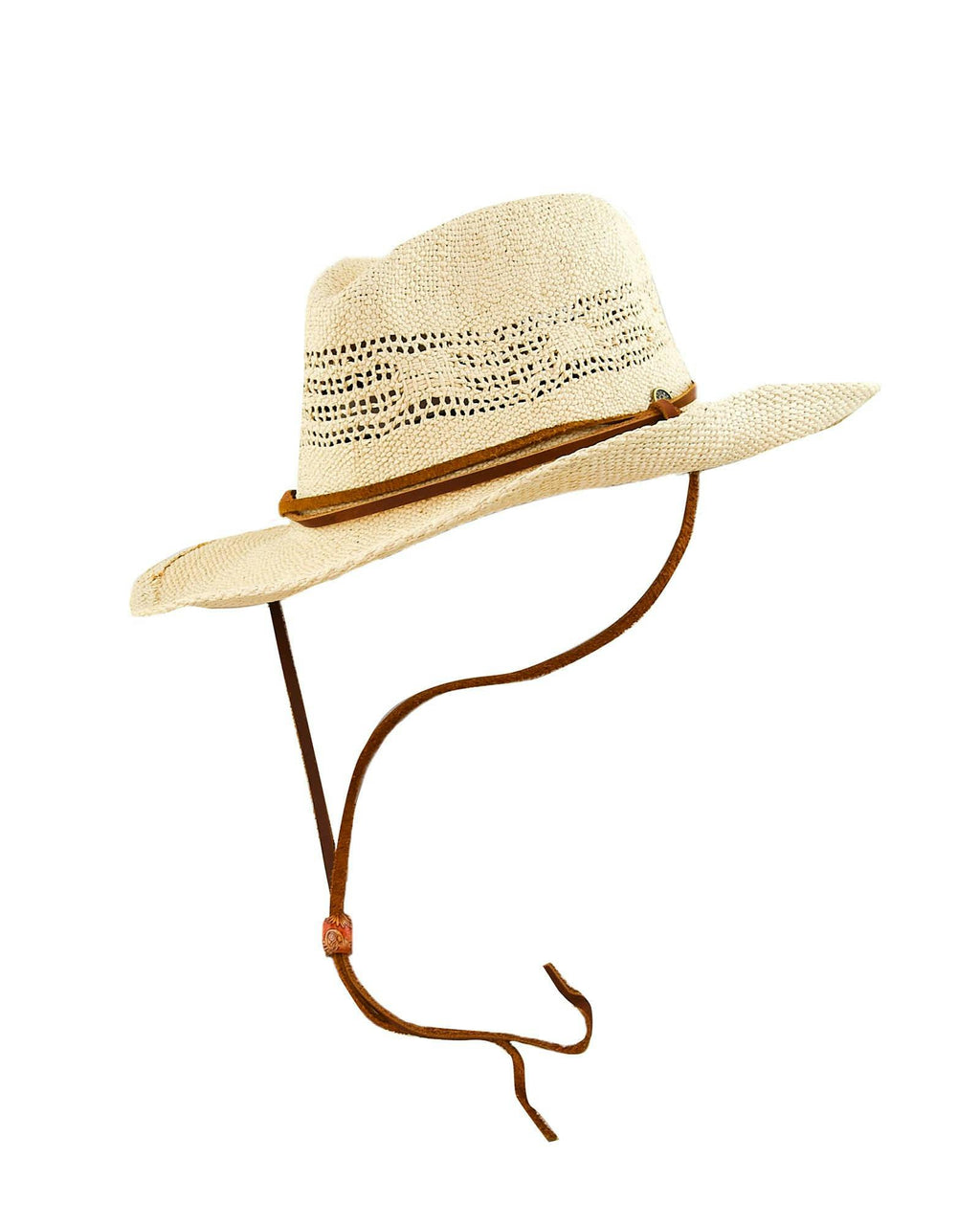 The Flight– Vented Straw Hat with Chin Strap