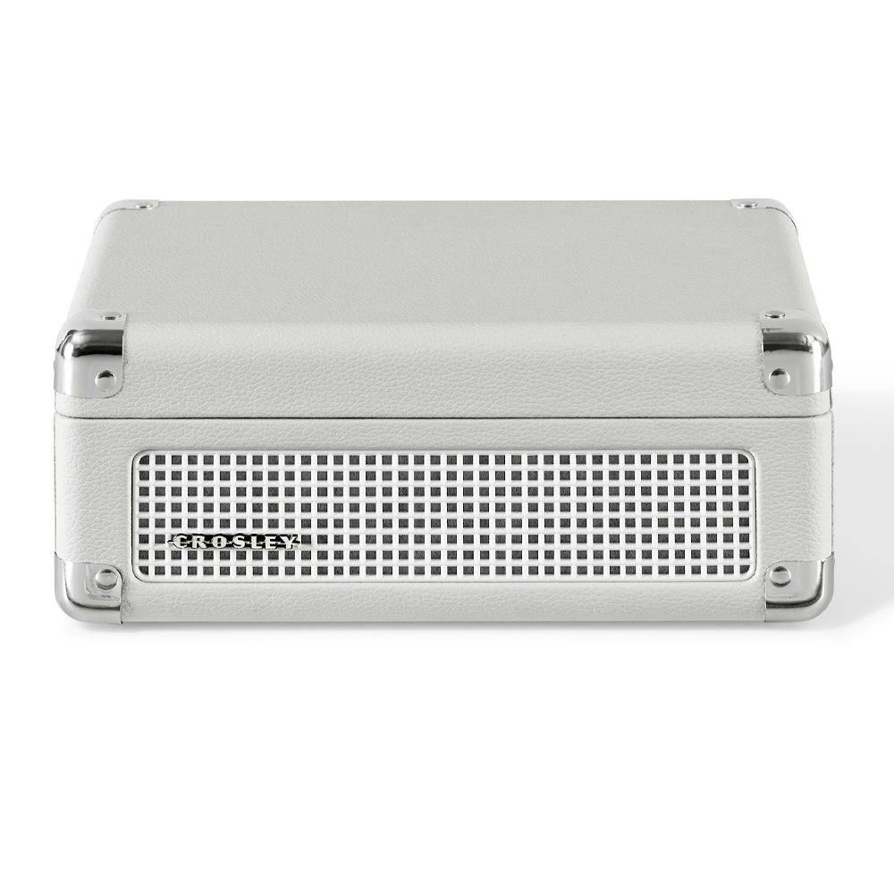 Crosley Cruiser Portable Retro CD Player with Stereo Bluetooth Speakers, FM Radio - White Sands