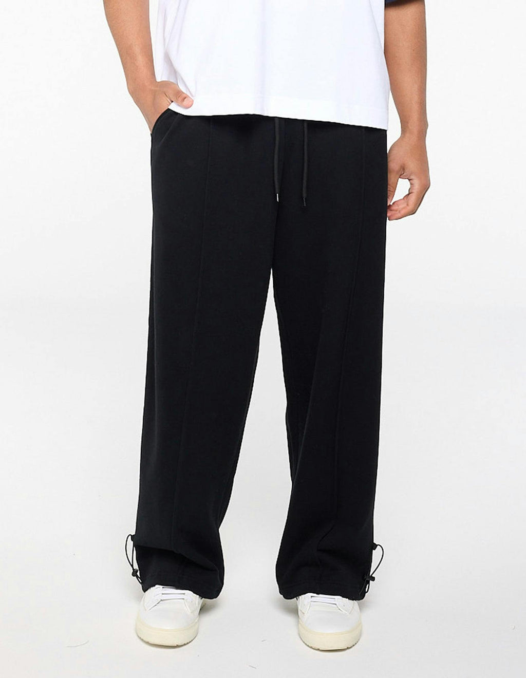 Pleated Sweat Pants