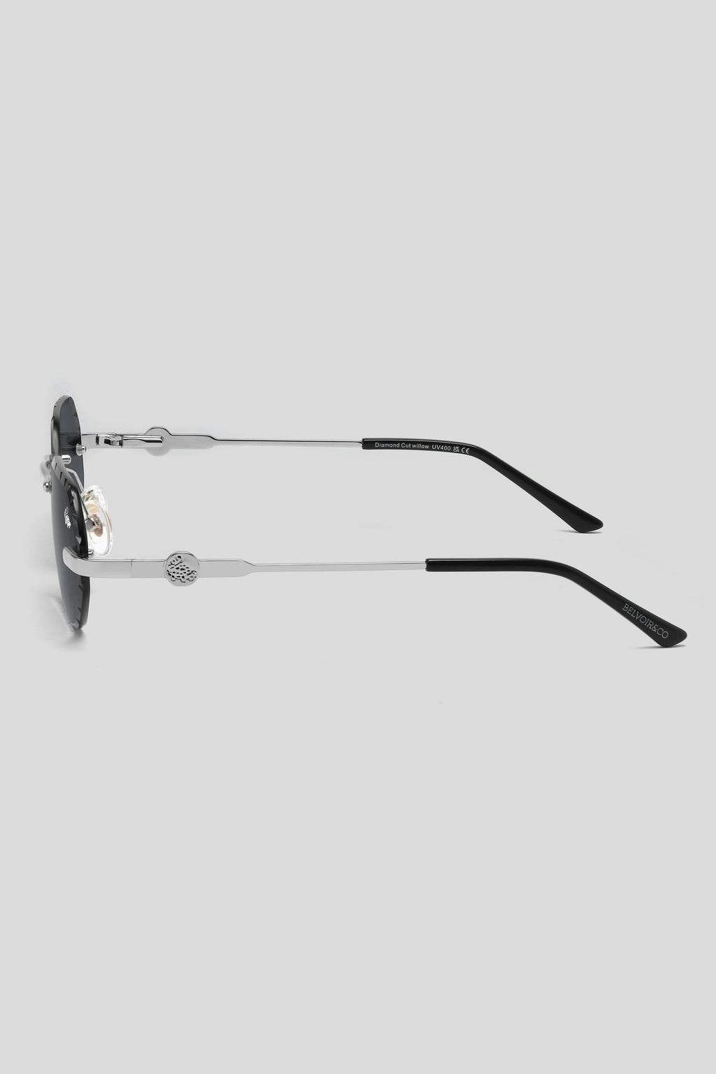 Diamond Cut Willow Black | Silver