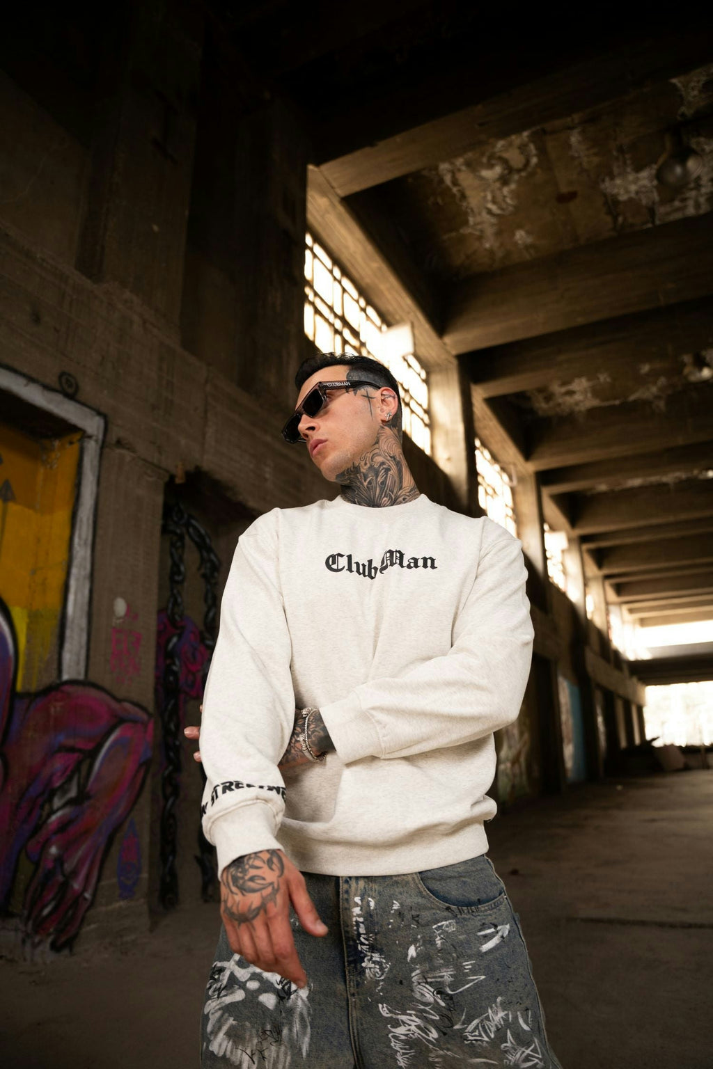 Clubman ’Signature Shadow’ Sweater