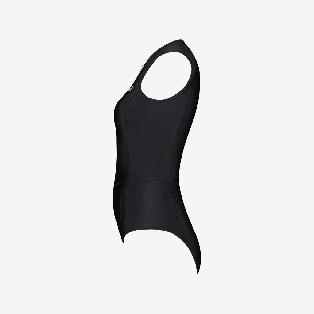 One Piece Swimsuit Full Coverage - Black